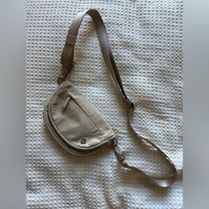 lululemon athletica Tan All Night Festival Bag Micro 2L
